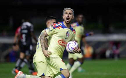 América sufre, pero logra remontarle al Necaxa en el estadio Azteca