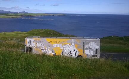 El autobús que lleva arte por Escocia desde hace 40 años