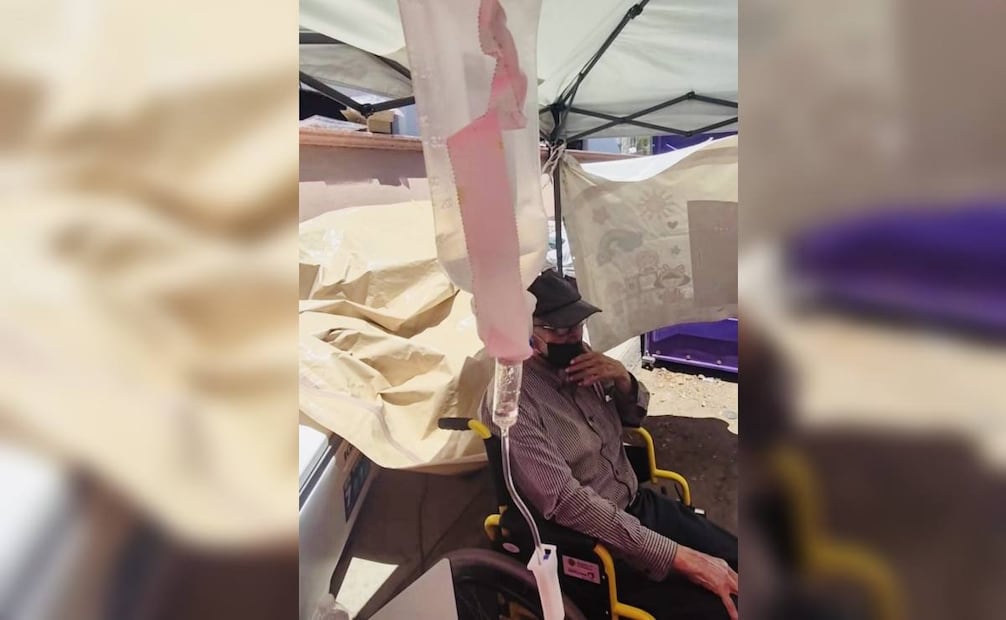 Congreso de Sonora permanece cercado por protestas; abogado de 81 años recibe suero tras 47 días en huelga de hambre.
Foto: Especial.