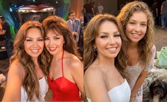 Thalía se despide del año posando junto a María Mercedes y otros de sus personajes icónicos gracias a la IA 