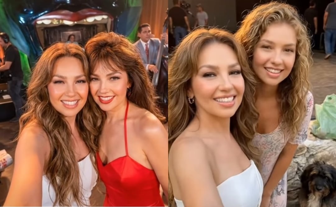 Thalía hace una celebración de carrera. Foto: Instagram oficial.