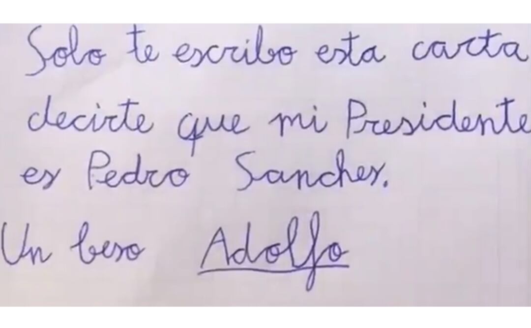 Carta a los Reyes Magos del Partido Popular. Foto: Captura de pantalla