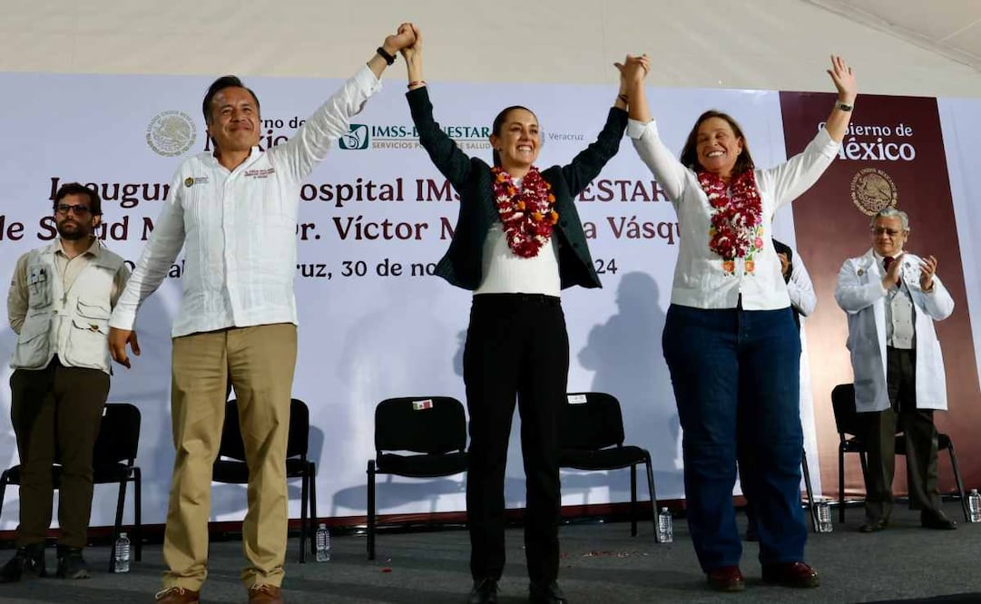 Claudia Sheinbaum esta tarde en Orizaba, Veracruz. Foto: Presidencia