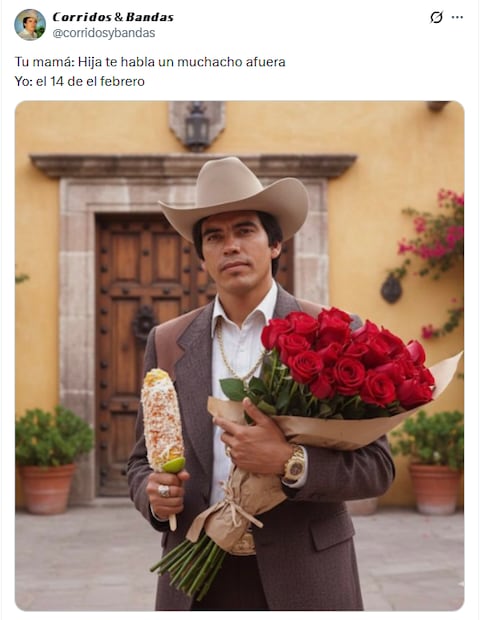 Memes del 14 de febrero. Foto: X