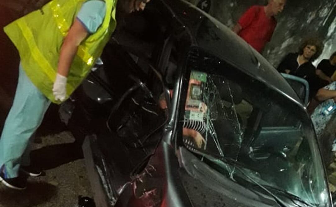 La mujer fue hospitalizada. Foto: @enlamiraradio