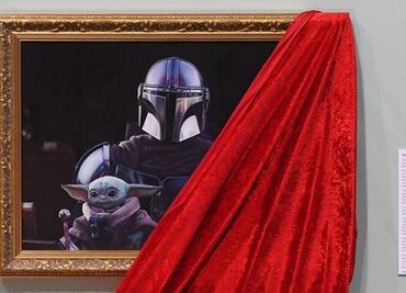 Retrato de Baby Yoda formará parte de la colección de prestigioso museo inglés