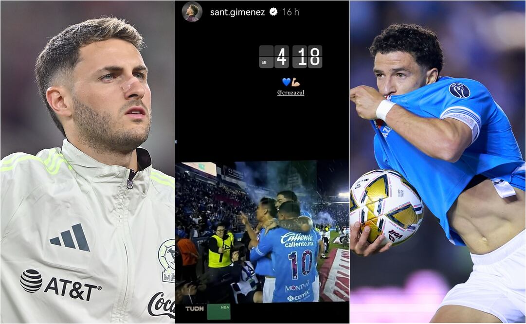 FOTO: Santiago Giménez presume ver la remontada de Cruz Azul ante Tijuana - IMAGO7