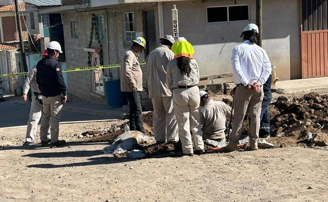 Fuga de combustible en Cuautepec, Hidalgo/ Foto: Especial