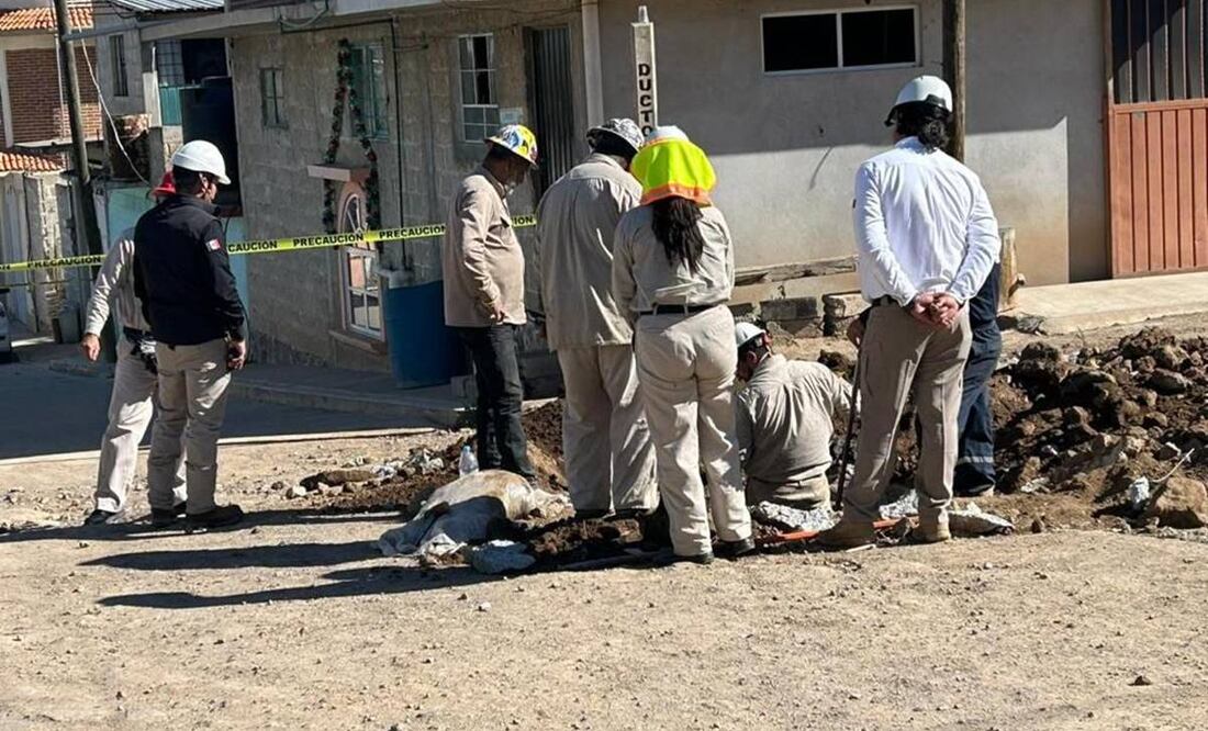 Fuga de combustible en Cuautepec, Hidalgo/ Foto: Especial