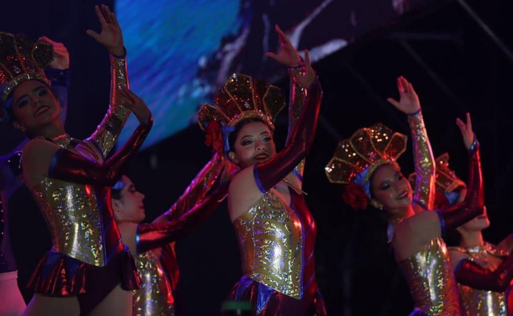 Ballet folclórico del Carnaval Internacional Mazatlán 2026. Foto: Especial