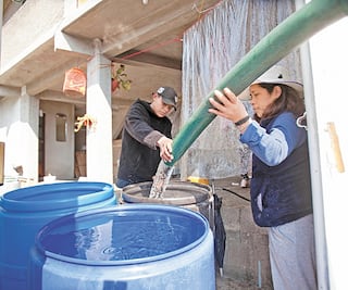 Sin agua, 500 mil habitantes de Ecatepec