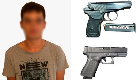 Detienen en operativos a dos personas con armas en Sinaloa