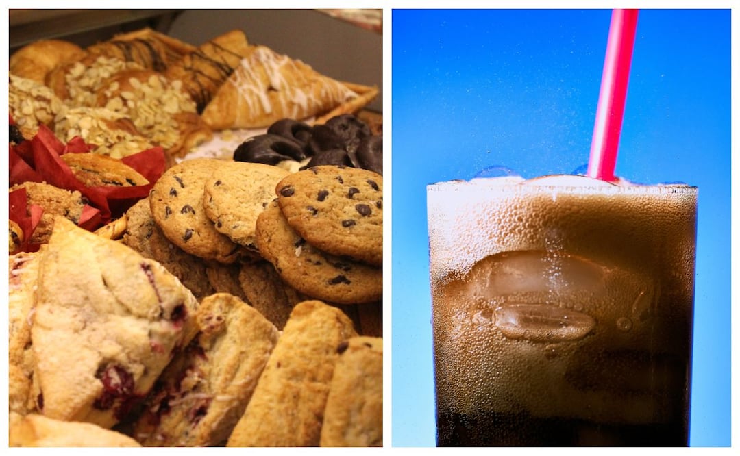 Conoce qué tiene más calorías, si una pieza de pan o un vaso de refresco. Imagen: Unsplash