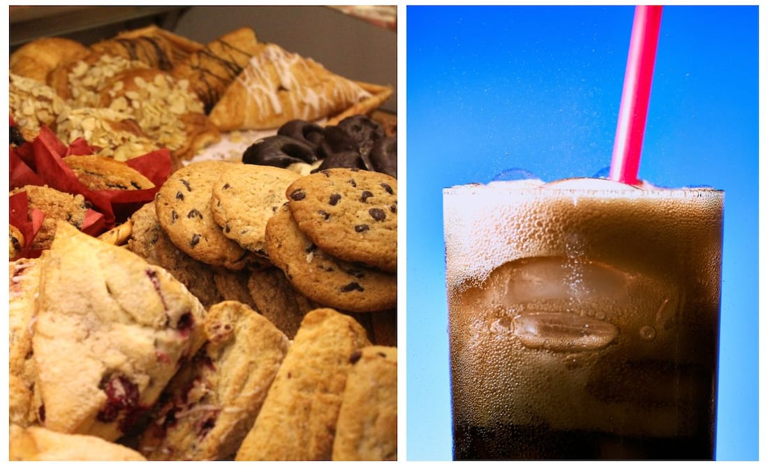 Conoce qué tiene más calorías, si una pieza de pan o un vaso de refresco. Imagen: Unsplash