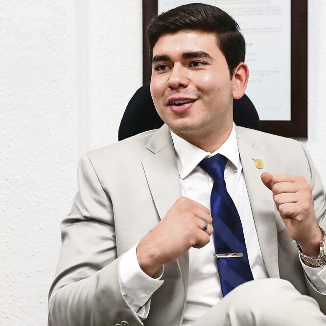 Diputado federal de Morena, Sebastián Aguilera Brenes. Foto: LUCÍA GODÍNEZ. EL UNIVERSAL