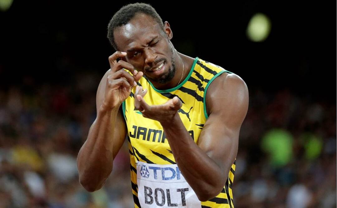Bolt celebra su pase a semifinales. AP