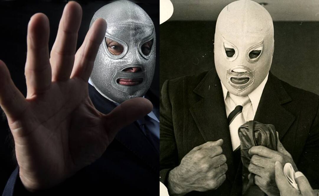 Rodeado de familiares y amigos, el hijo del "Enmascarado de Plata" platicó sobre su padre. FOTO: Archivo.