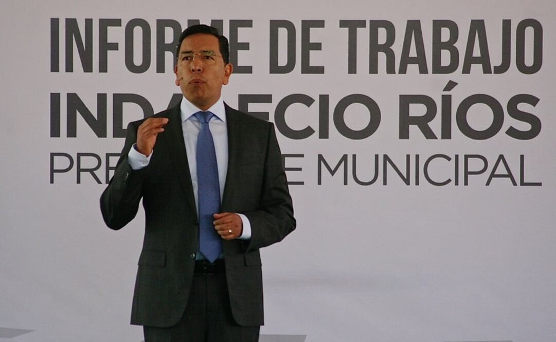 Indalecio Ríos Velázquez, edil de Ecatepec, expuso su inconformidad sobre las encuestas y publicaciones que indican que Ecatepec es el peor lugar para vivir. (Foto: Emilio Fernández/El Universal)