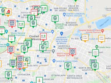 Mapa de hospitales Covid-19 en CDMX ante tercer ola de coronavirus