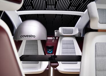 Covestro presentó su auto del futuro, autónomo y ecoamigable