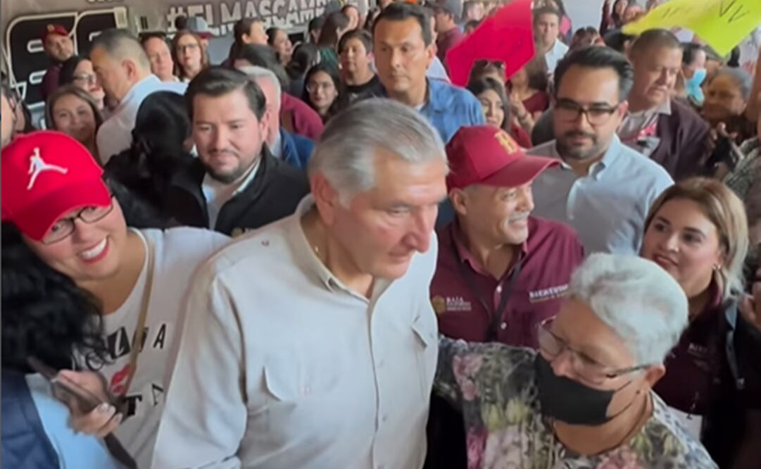 Adán Augusto López en visita a Baja California. Foto: Captura / Twitter @adan_augusto