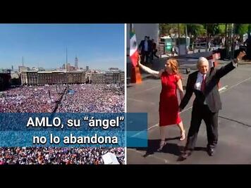AMLO1erAño... Y una vez más, su “ángel guardián” no lo abandona