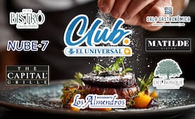 7 restaurantes gourmet en CDMX con descuentos exclusivos para socios de Club EL UNIVERSAL