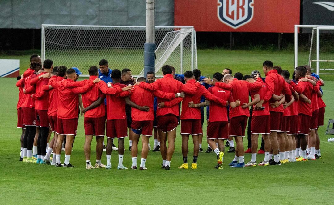 Los jugadores de la Selección en un entrenamiento previo a la Copa del Mundo / Foto: AFP