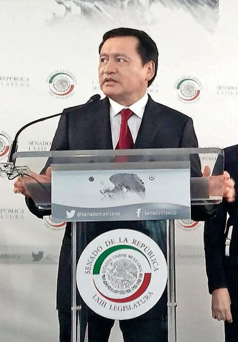 Osorio encabezó la firma del convenio entre la Gendarmería de la Policía Federal y la Asociación Mexicana de Secretarios de Desarrollo Económico (ARCHIVO EL UNIVERSAL)