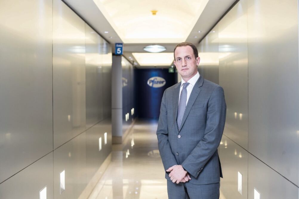 Rodrigo Puga Presidente y director general de Pfizer México (GERMÁN ESPINOSA. EL UNIVERSAL)