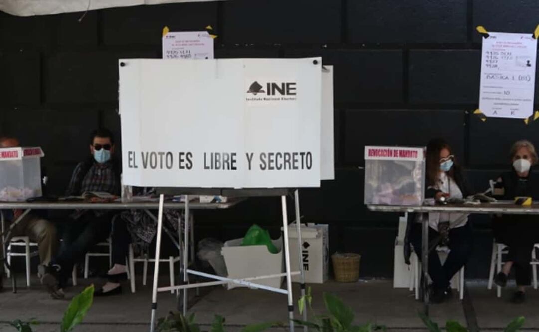 La afluencia de votantes en la alcaldía Tlalpan para la Revocación del Mandato es poca. Foto. Carlos Mejía