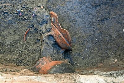 Halla INAH un entierro infantil prehispánico