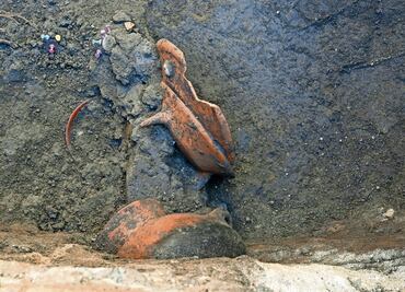 Halla INAH un entierro infantil prehispánico