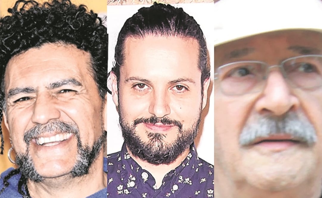 Sergio Arau, José Manuel López Velarde, Felipe Cazals. (Archivo. EL UNIVERSAL)