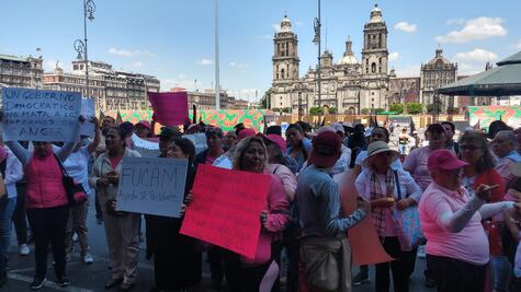 Mujeres con cáncer exigen recursos para Fucam