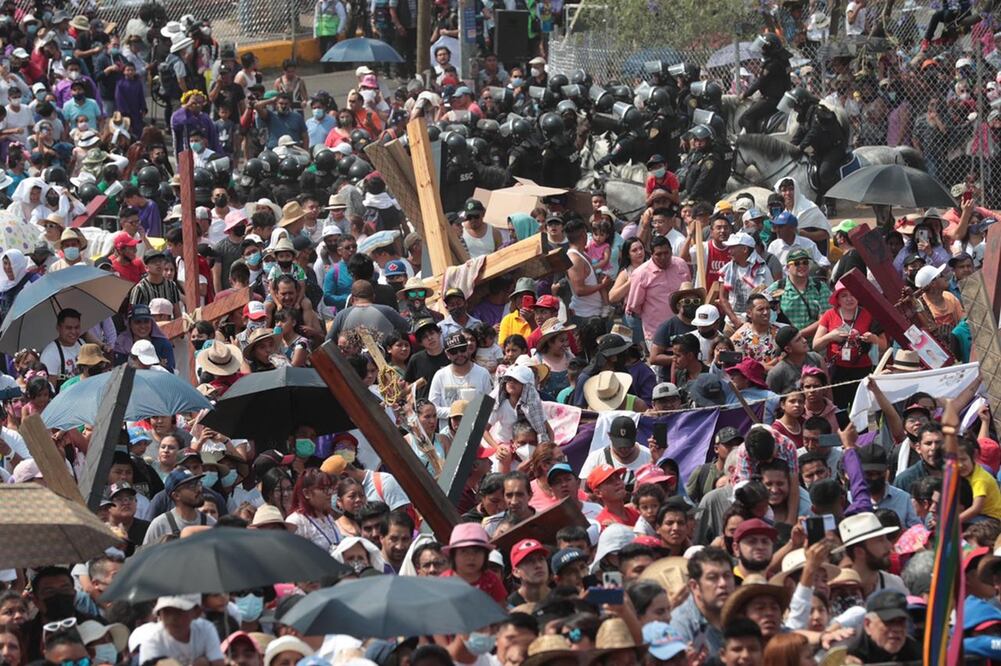 Tan sólo este Viernes Santo asistieron al Viacrucis 1.5 millones de personas, reportó la alcaldía Iztapalapa. Foto: Juan Boites/EL UNIVERSAL