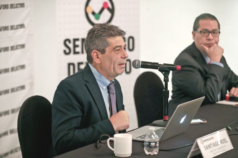 Santiago Roel, director de Semáforo Delictivo, dice a las autoridades entra ntes que deben hacer un análisis profundo de lo que sucede en la Ciudad. (ALEJANDRA LEYVA. EL UNIVERSAL)