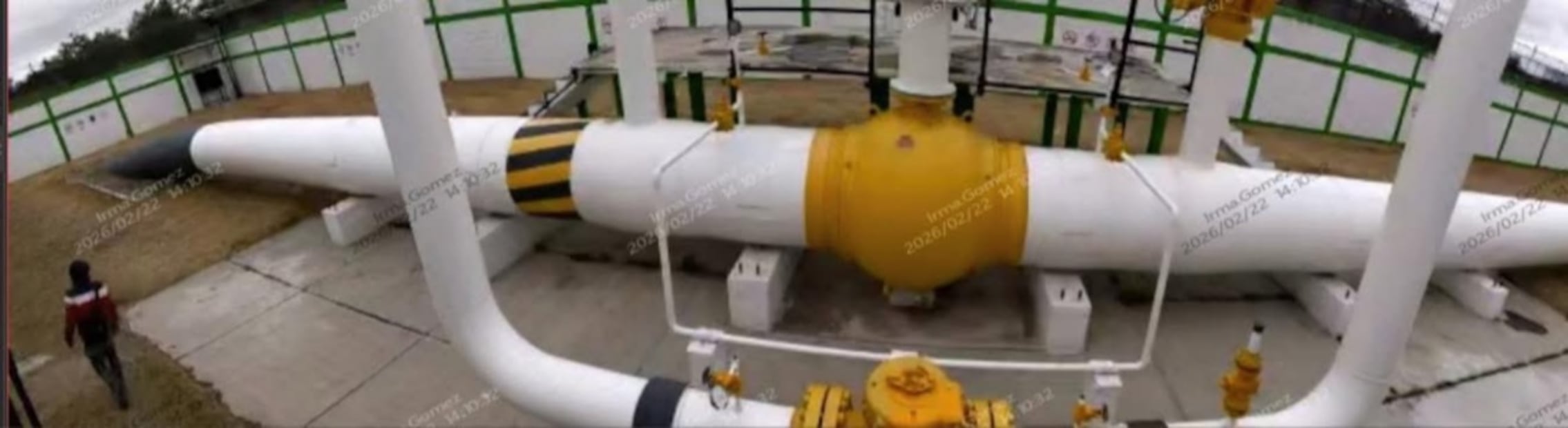 Cenagas reportó que este domingo 22 de febrero de 2026 fueron detenidos dos sujetos tras un presunto intento de vulnerar las instalaciones en el Sistema Nacional de Gasoductos. Foto: X @CENAGAS_mx