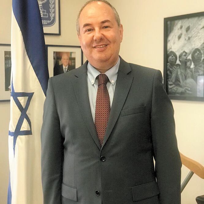 En la foto: Zvi Tal, Embajador de Israel en México. ROSSI SOTELO. EL UNIVERSAL