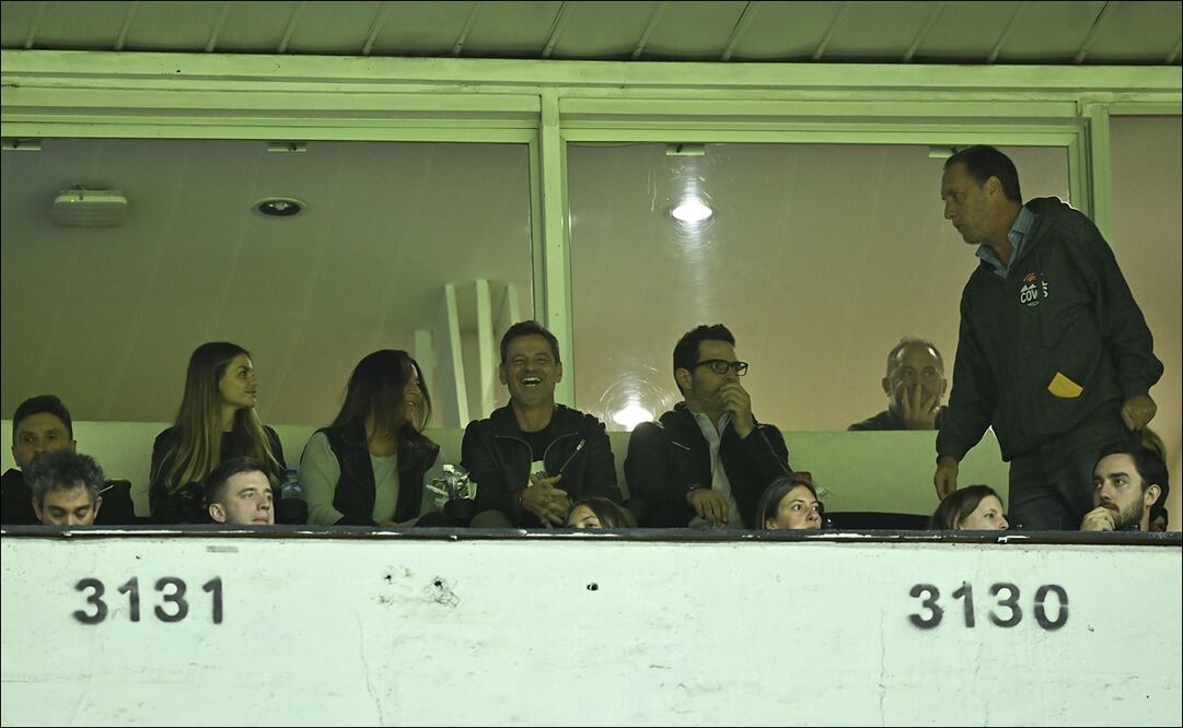 Diego Cocca, Duilio Davino, Rodrigo Ares de Parga y Andrés Lillini presentes en el Azteca