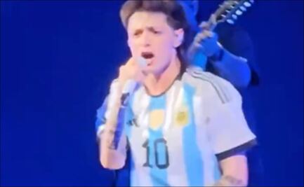 Peso Pluma se rindió ante el público de Argentina: "Nos metieron la v... en el Mundial, pero Messi es papá"
