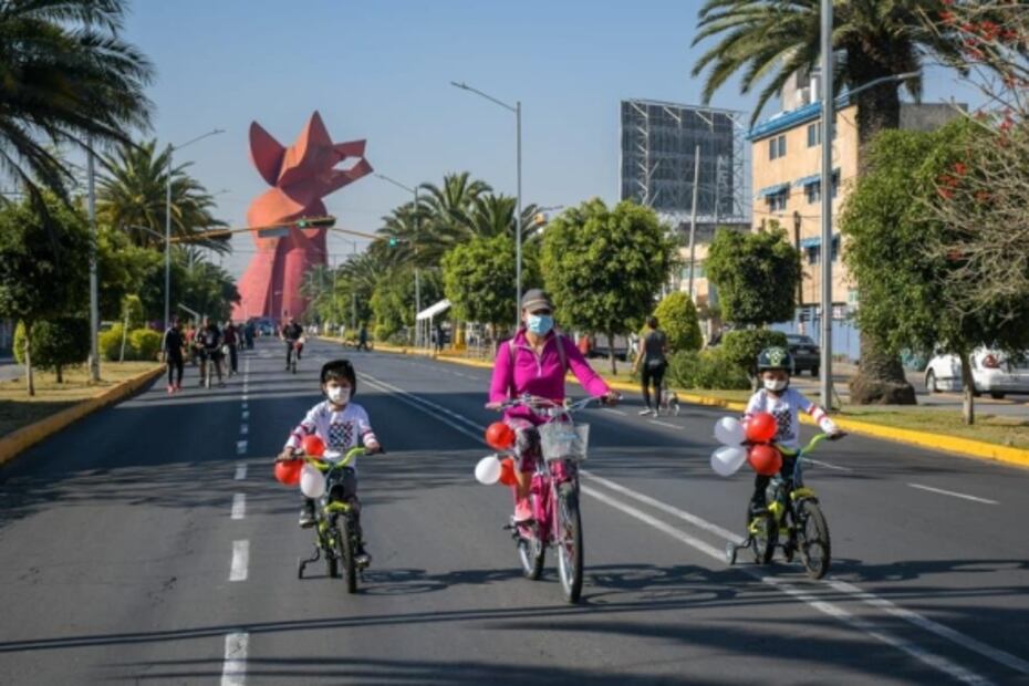 Neza retoma actividades colectivas y celebra su primer paseo ciclista dominical