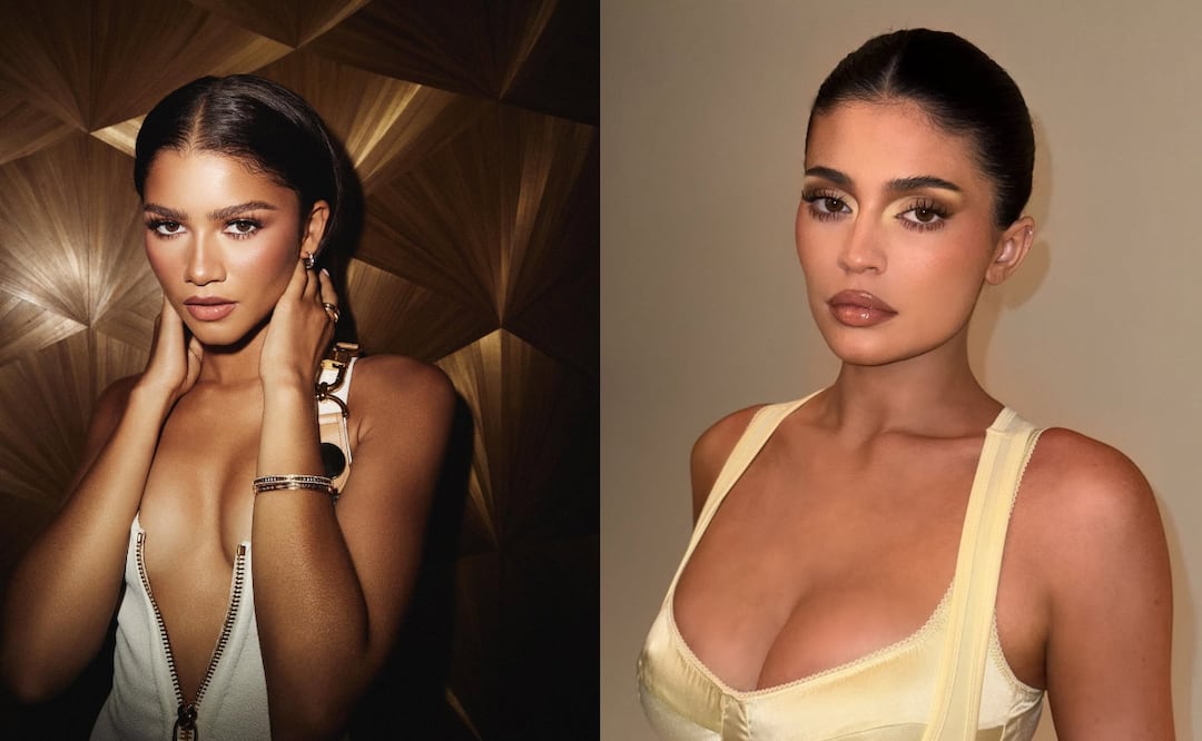 Tres formas de maquillarte en Año Nuevo, segun el mood con el que quieras recibir el año. Foto: Instagram @zendaya, @kyliejenner