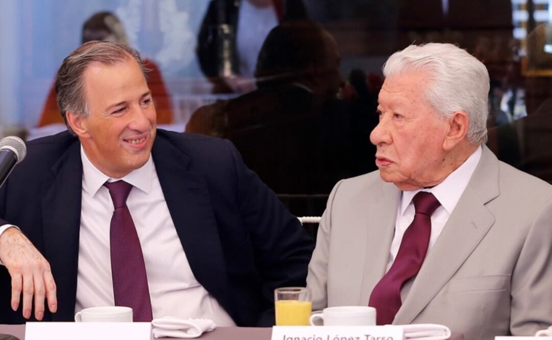 El candidato del PRI a la Presidencia de México, José Antonio Meade, con el actor Ignacio López Tarso. Foto: Cortesía