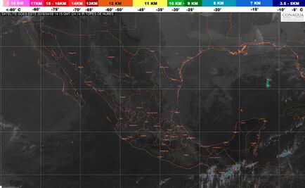Frente frío 42 se mantiene en estados del norte y occidente