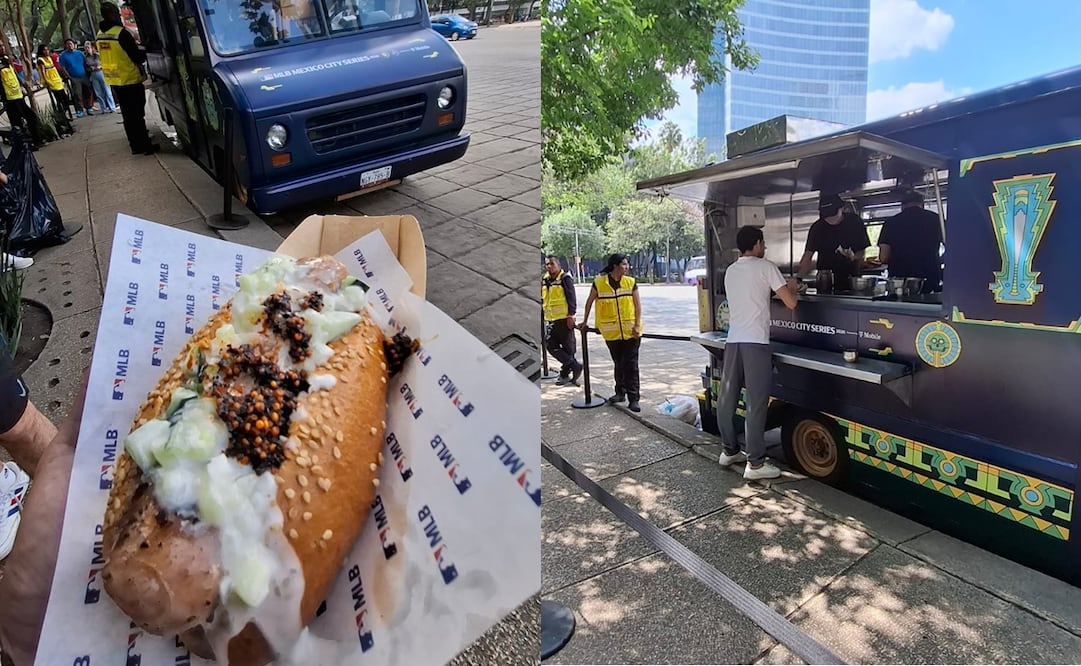 MLB toma las calles de la CDMX con 1,000 hot dogs gratis y una experiencia inmersiva - Foto: Agustín Elías/EL UNIVERSAL