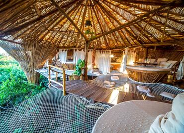 Tulum: tres casitas de árbol para encerrarte con tu pareja