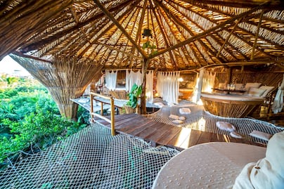 Tulum: tres casitas de árbol para encerrarte con tu pareja