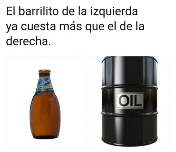 Precio del petróleo se desploma... pero memes repuntan en redes