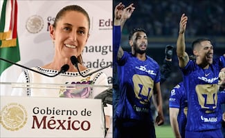 Claudia Sheinbaum celebra en la mañanera la clasificación de Pumas a la final de la Liga MX 